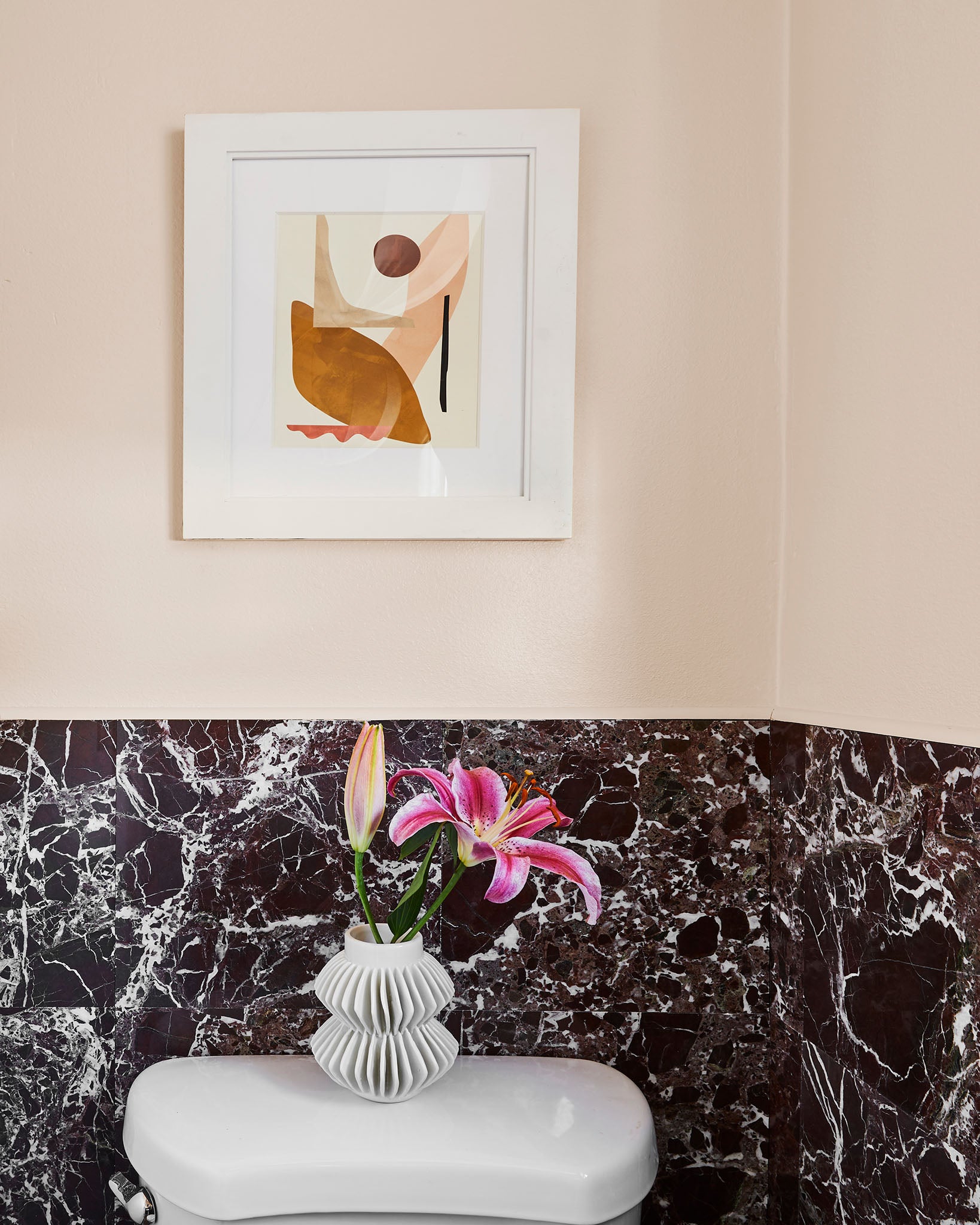 Need fresh ideas for a powder room makeover? Try painting it in an unexpected color.
