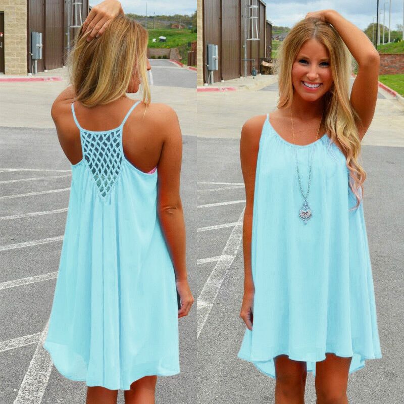 pastel color summer dresses