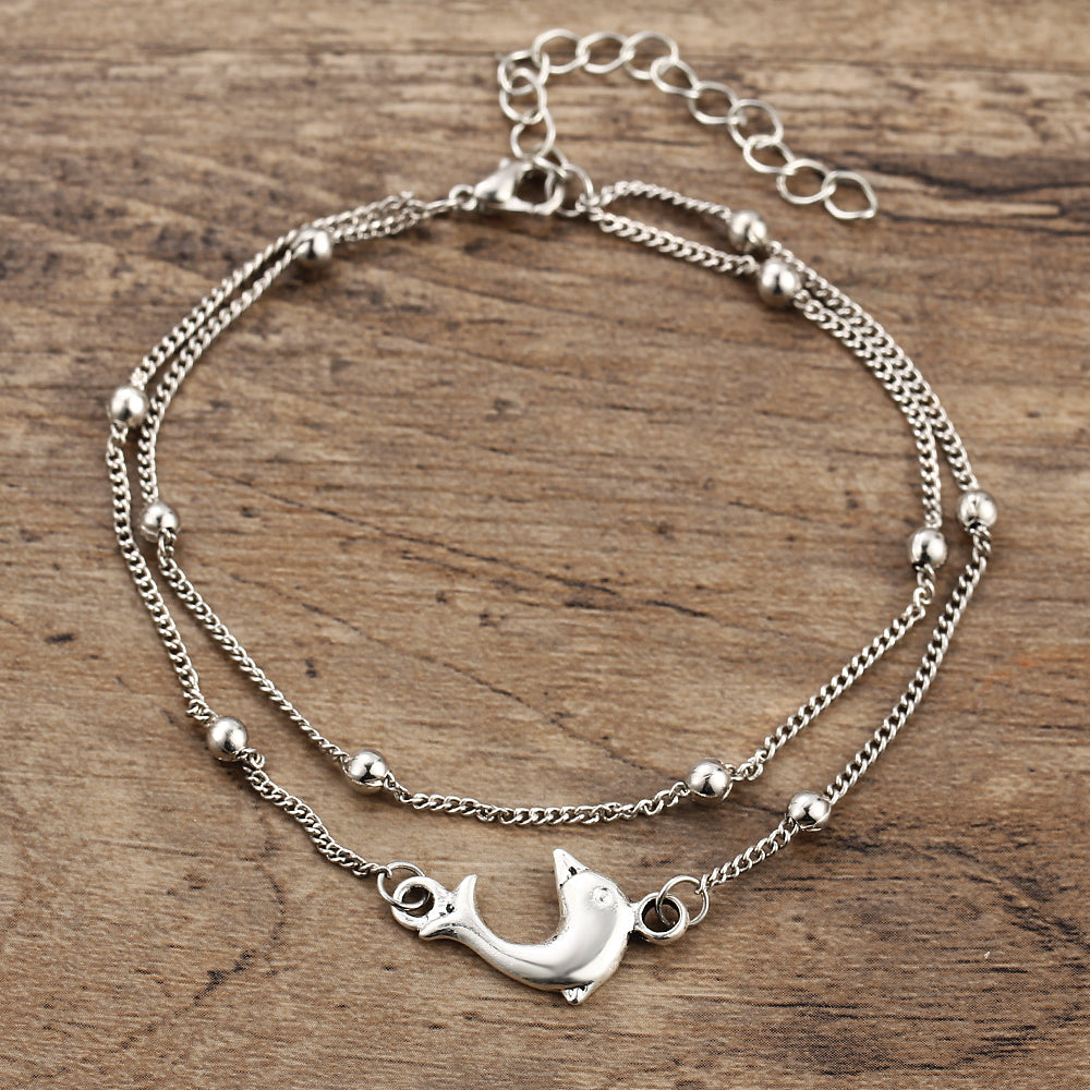 dolphin anklet