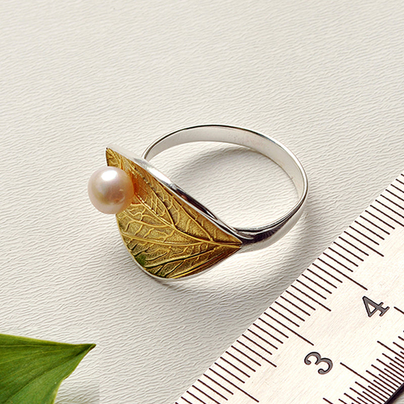 Handmade Leaf Ring