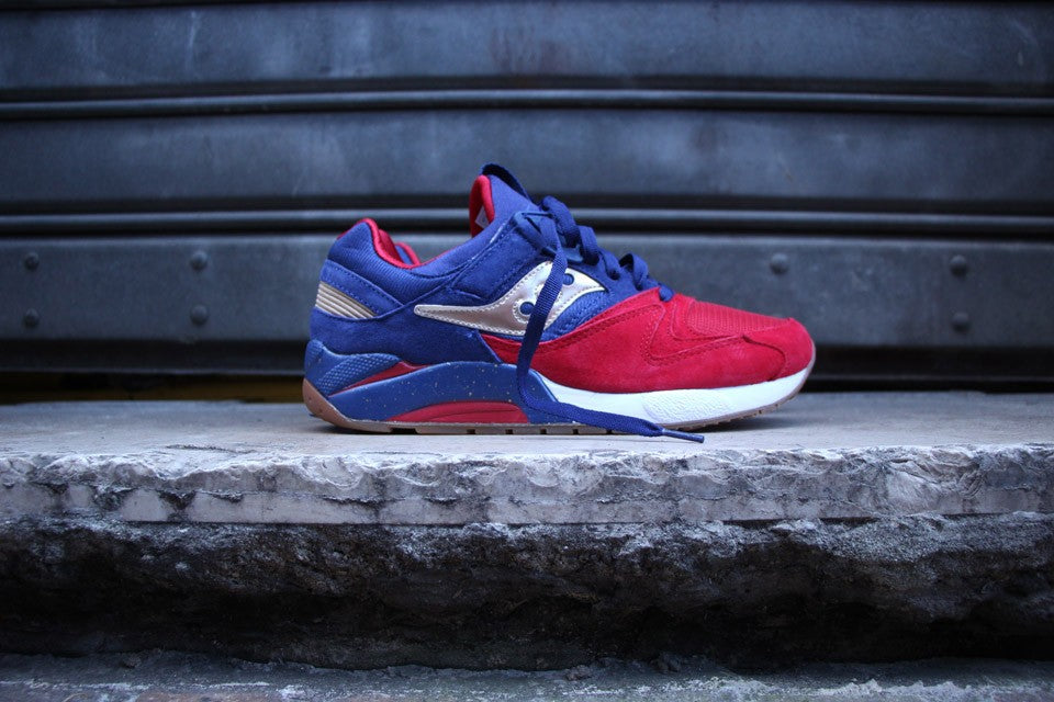 saucony grid 9000 rouge