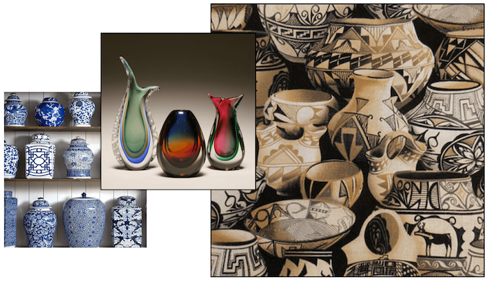 Example of having one specific style for vases