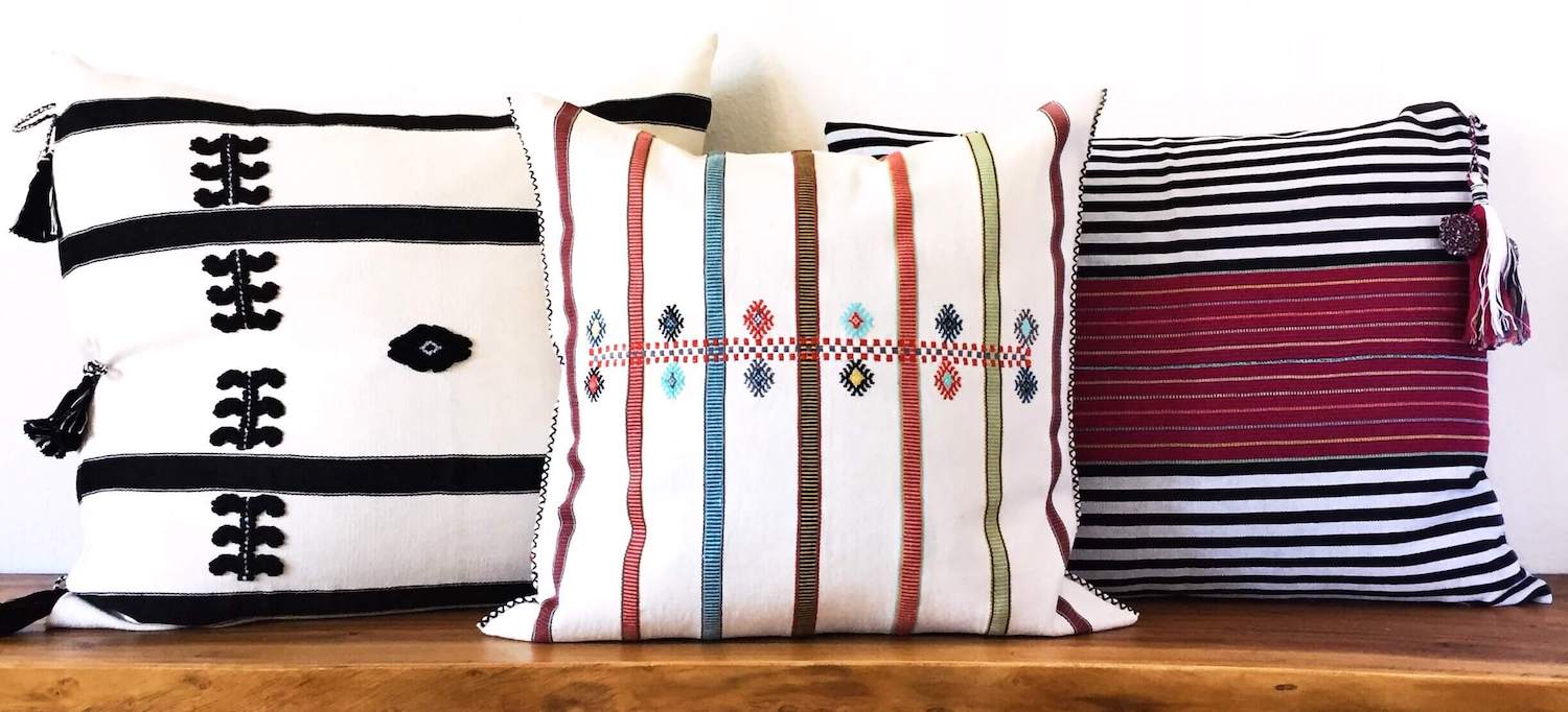 Mexican Style Pillow artisan made designed by Colorindio