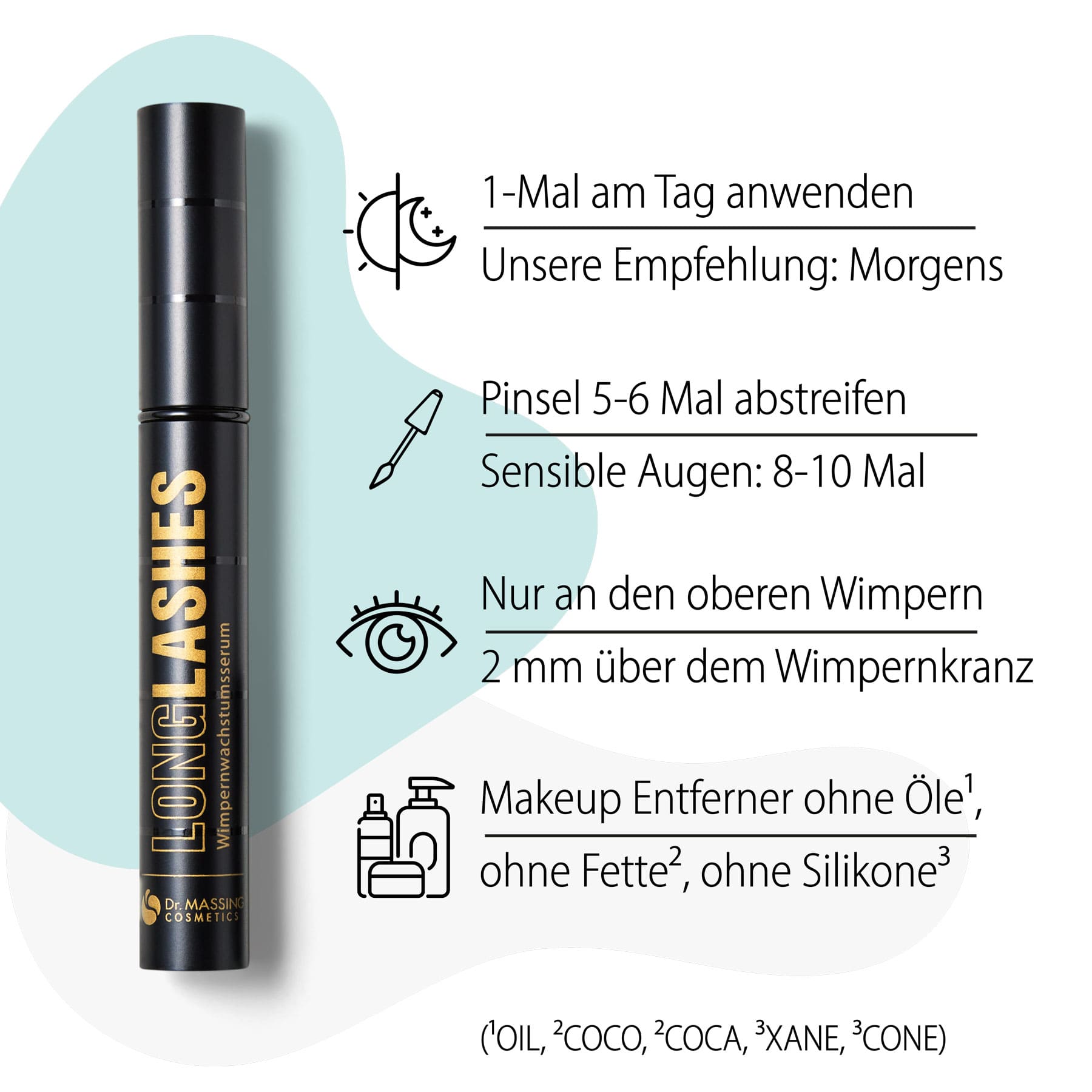Dr. Massing Knallbonbon schwarz LongLashes Special Edition Geschenkbox Details Vorteile Anwendung Wimpernserum 01