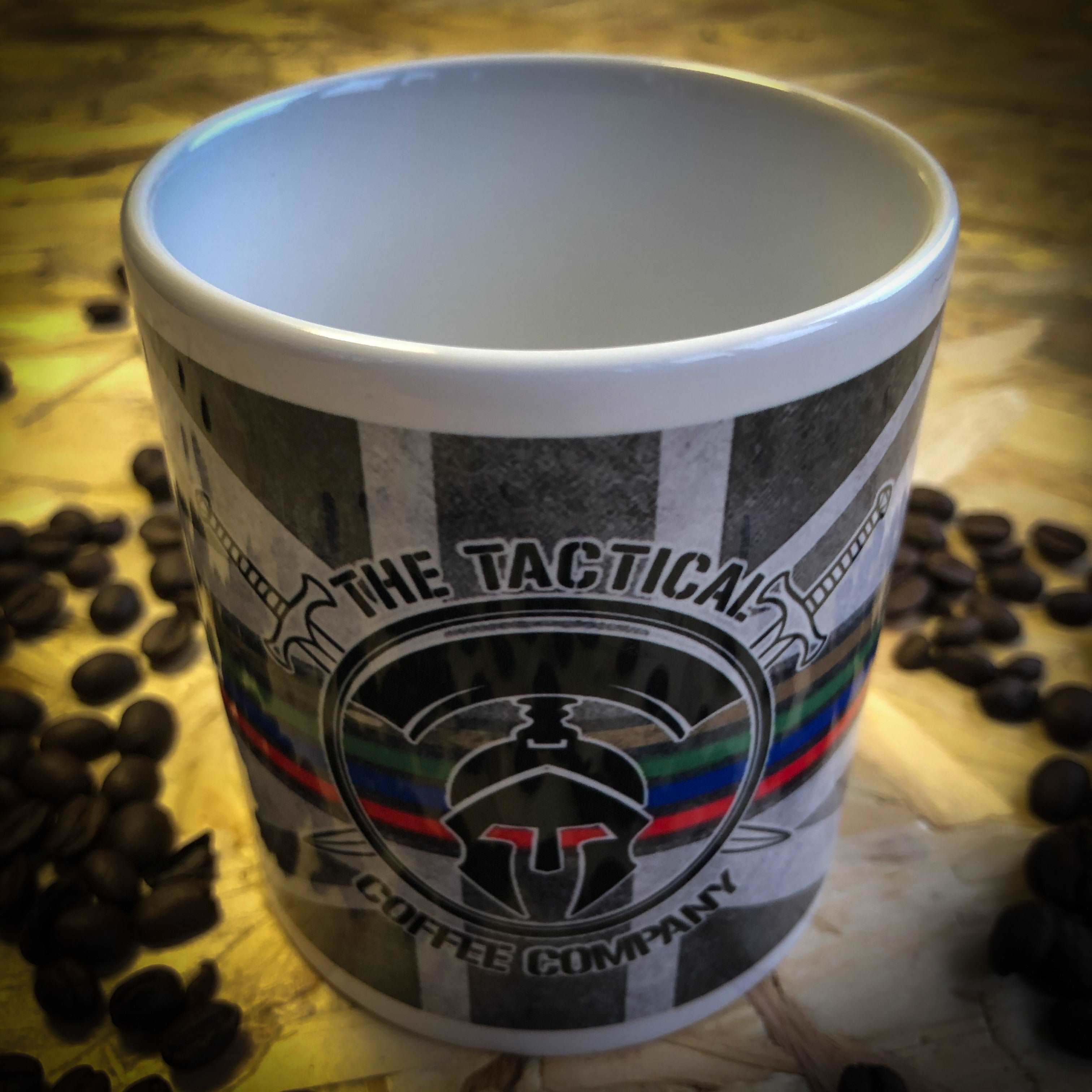 Tactical Coffee Thin Line Mug.