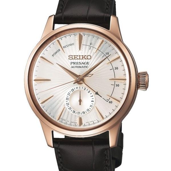 Seiko Presage Automatic Brown Leather Watch SARY082 — 