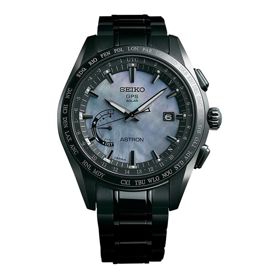 Seiko Astron GPS Solar Solar World Time Black Titanium and Ceramic Wat —  