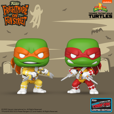 NYCC 2022 - TMNT POWER RANGERS MIKEY AND RAPHAEL!