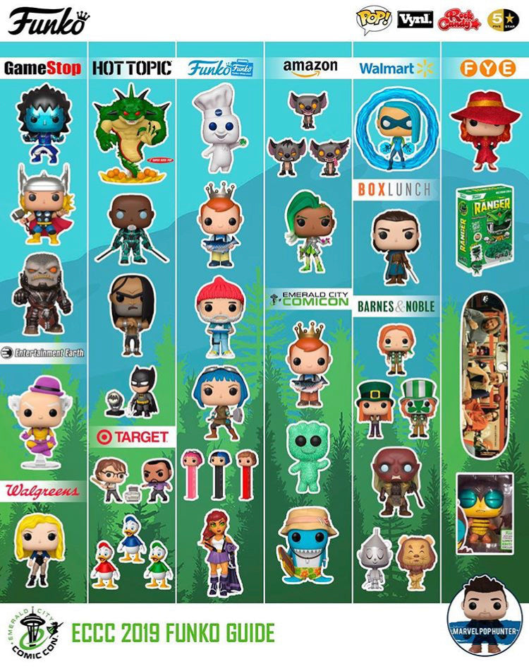 nycc 2019 funko pop shared exclusives