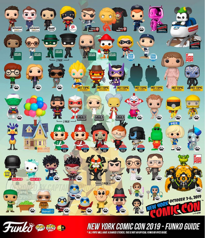 funko pop nycc 2019 shared exclusives