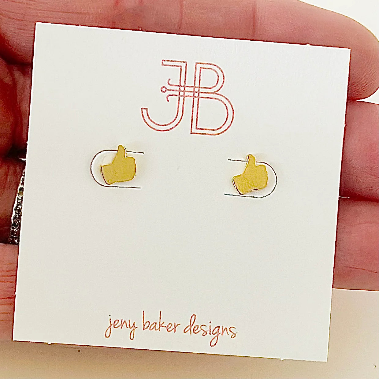 Mascot Thumbs Up - Stud Earrings