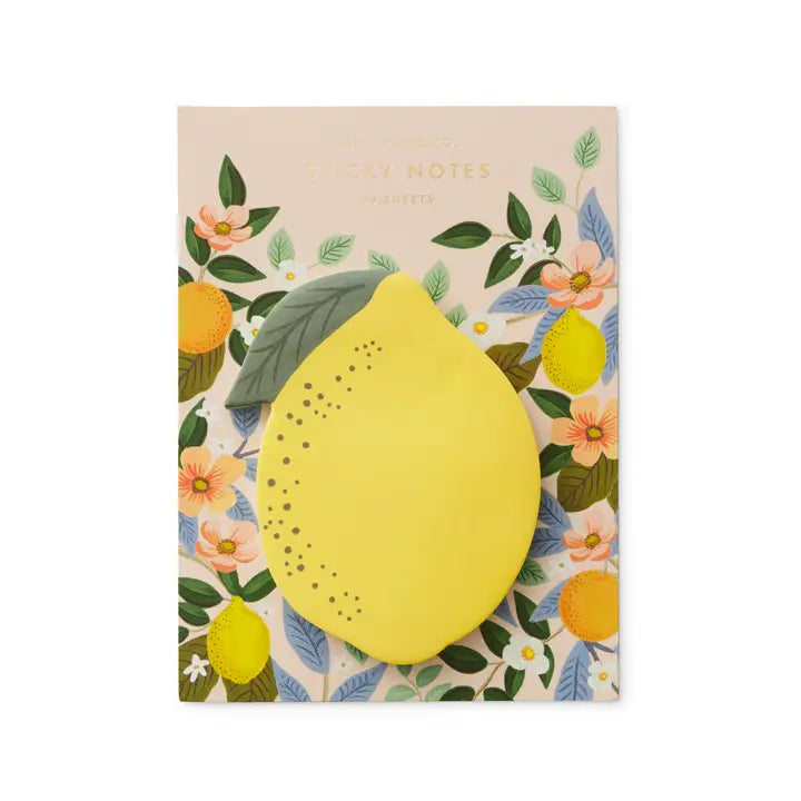 Lemon Sticky Notes by Rifle Paper Co.