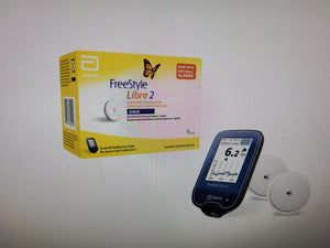 Freestyle Libre 2 Reader Sensor Starter Kit For Continuous Glucose M Pans Pro