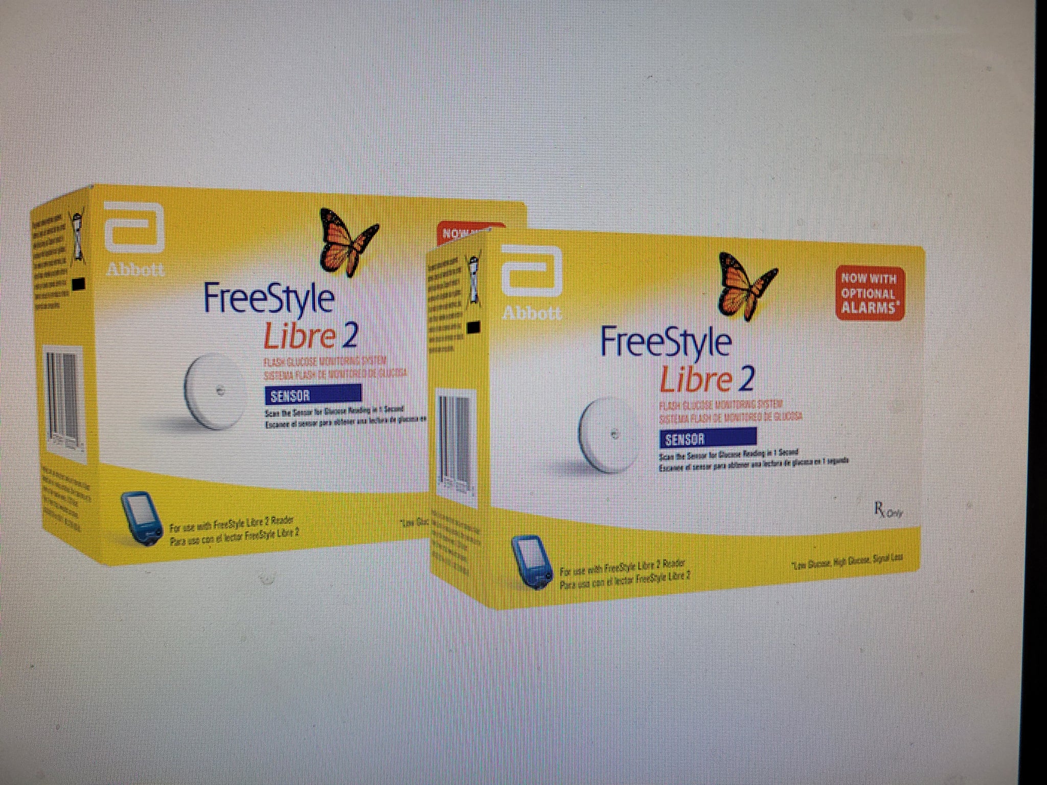 Sensor Kit Glucose Flash Freestyle Libre 2 Pro 14 Day 2 Pack For 28 Pans Pro