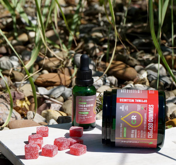 cbd gummies and oil placed on a stone outside create homemade cbd concentrates produce cbd isolate sublingually slight residual cherry flavor mucous membranes