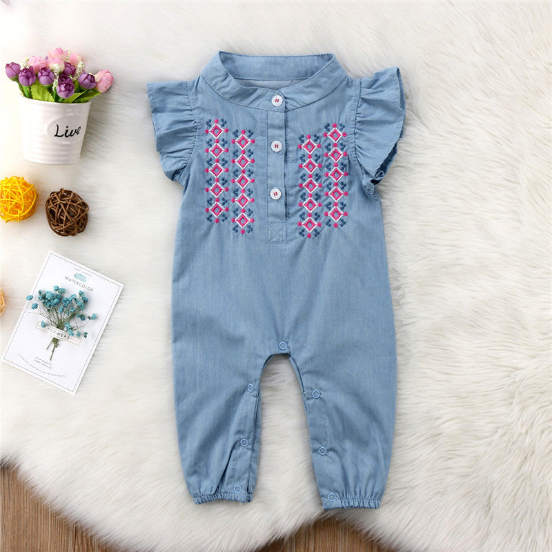 denim clothes for baby girl