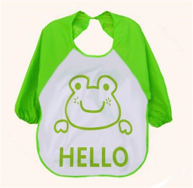 long sleeve feeding bib