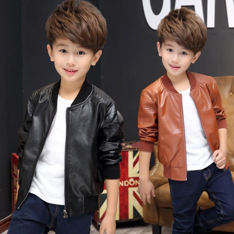 infant boy leather jacket