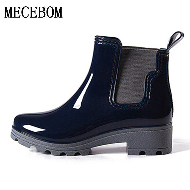 rubber ankle rain boots