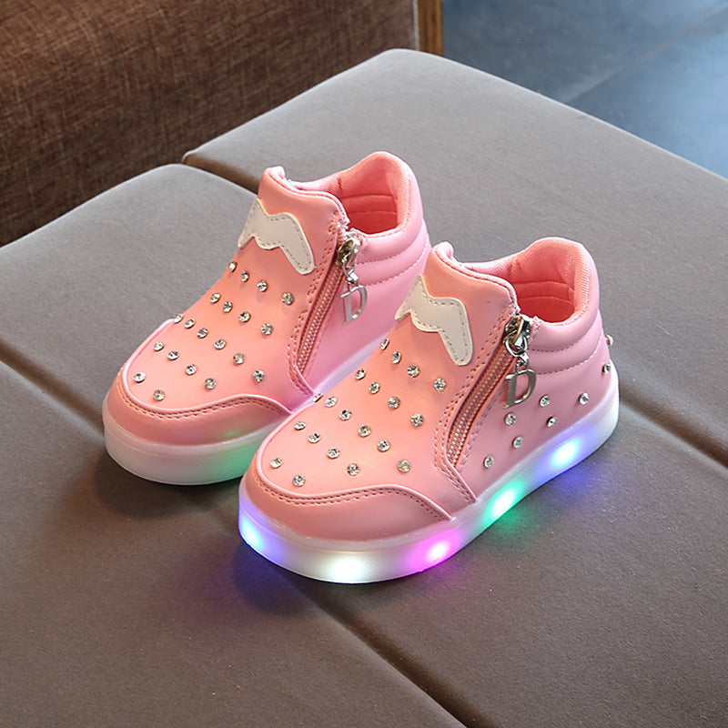 baby girl lighting shoes