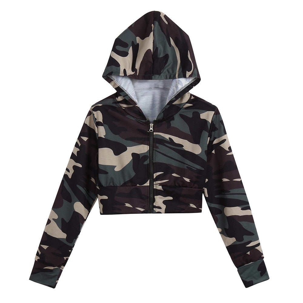 army print sweatshirt womens