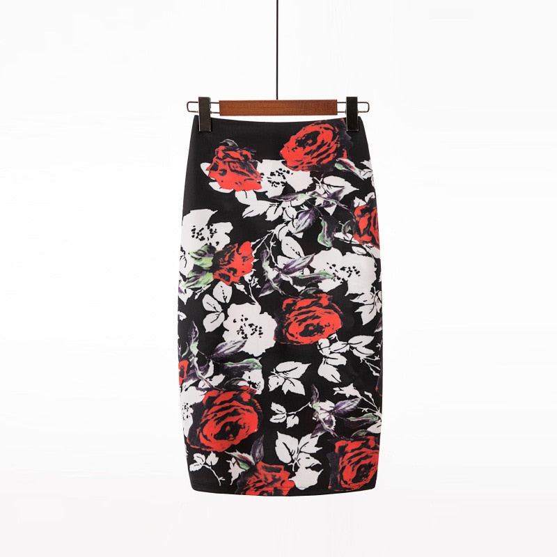 ladies floral skirts