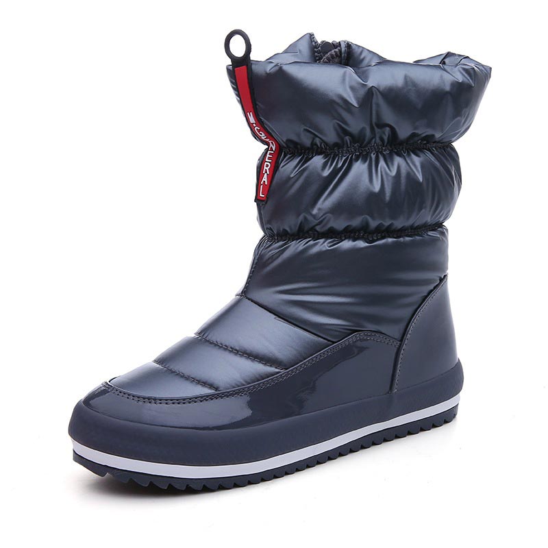 waterproof leather snow boots