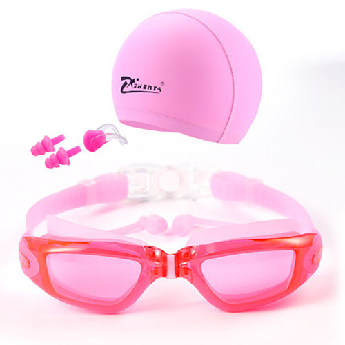 Swimming Goggles Swimming Cap Ear plugs 