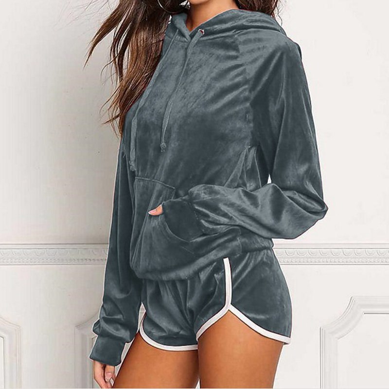 hoodie with short pants