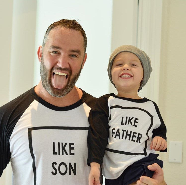 Autumn Mom Son Fashion Father Son Matching Outfits Funny Letter