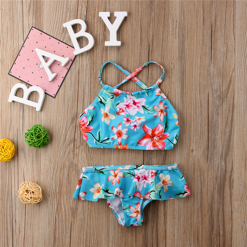 flower bathing suit