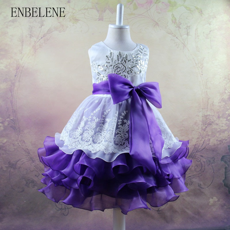 violet gown for kids