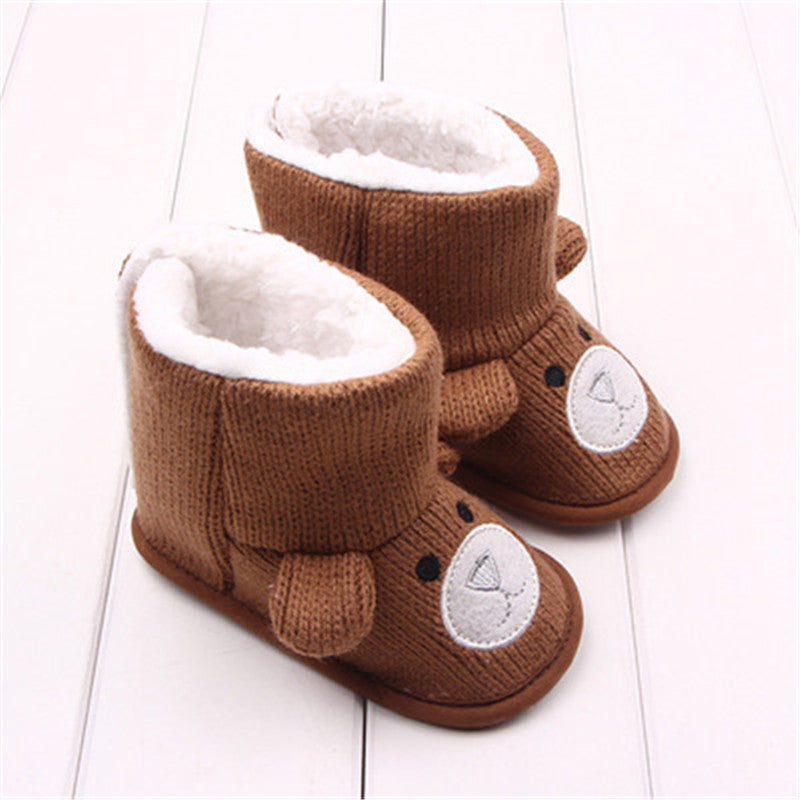 Baby Winter Boots Infant Toddler Newborn Cute Cartoon Bear Shoes Girls Boys First Walkers Super - winter boots roblox