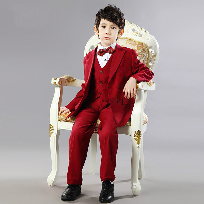 red wedding suits for groom