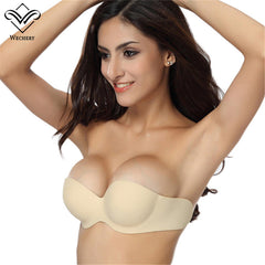 silicone strapless backless bra