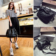 Coofit Retro Bag Women Fashion Big Bags Hand bag Girl Soft PU Leather Tote Bag For Travel Shopping