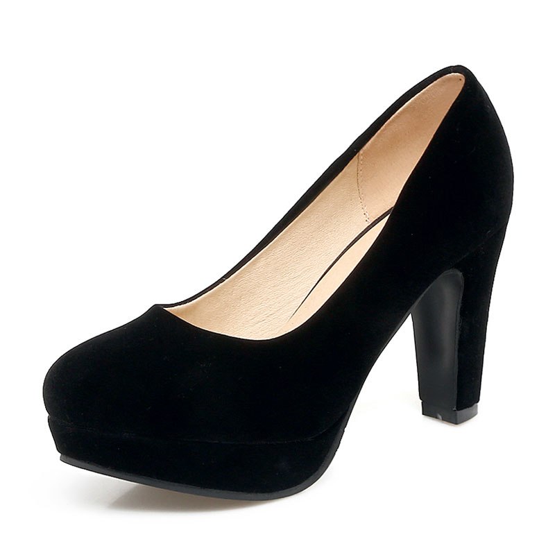 office black block heels