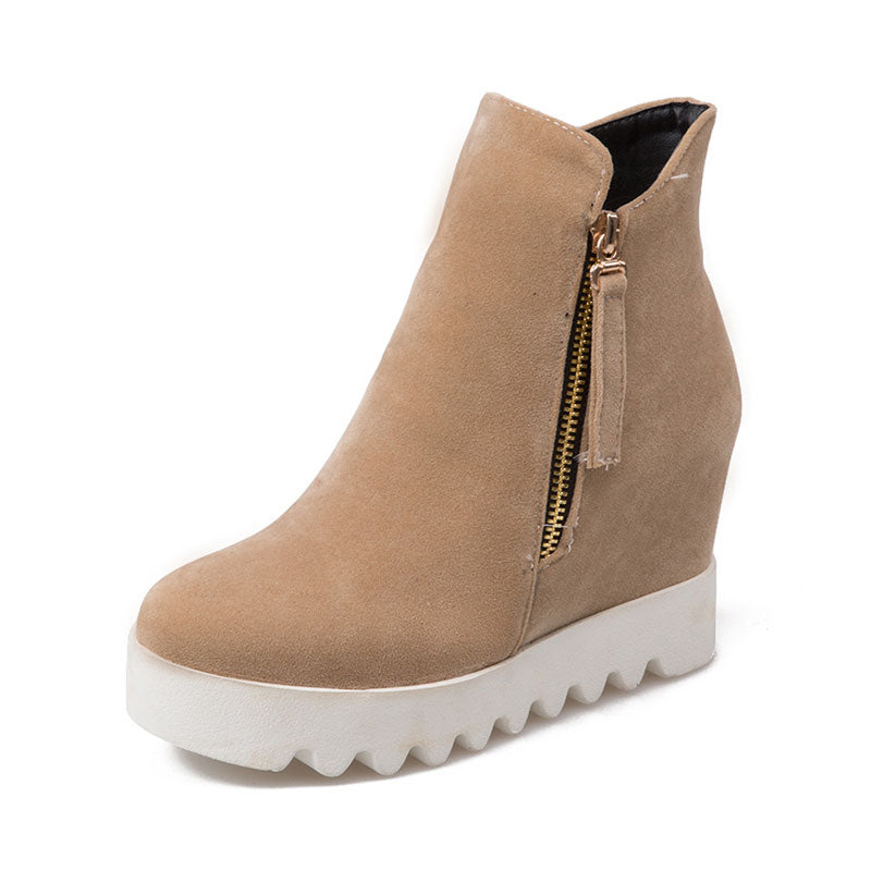 wedge heel winter boots