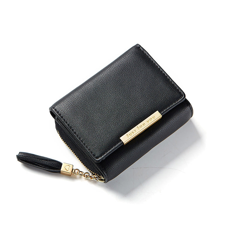 small leather wallet womens