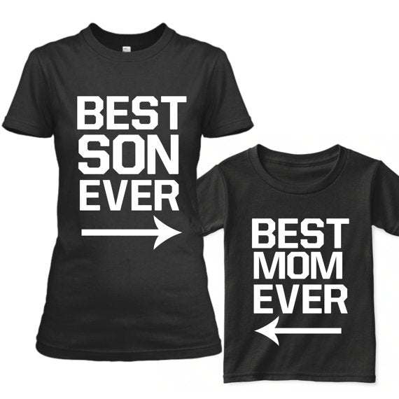 matching shirts for mother and son