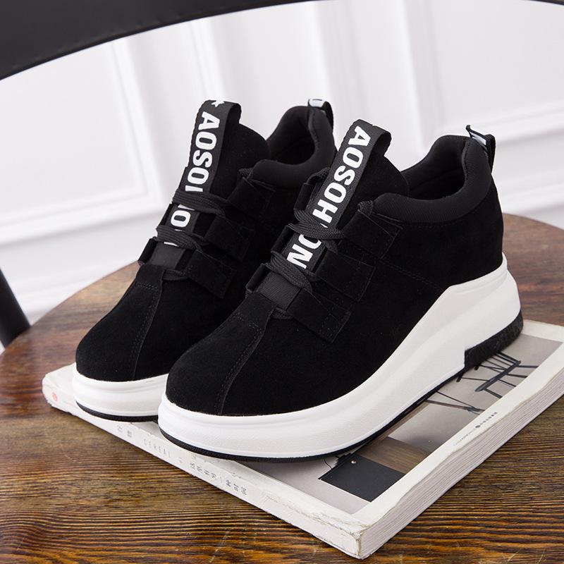 womens black platform sneakers