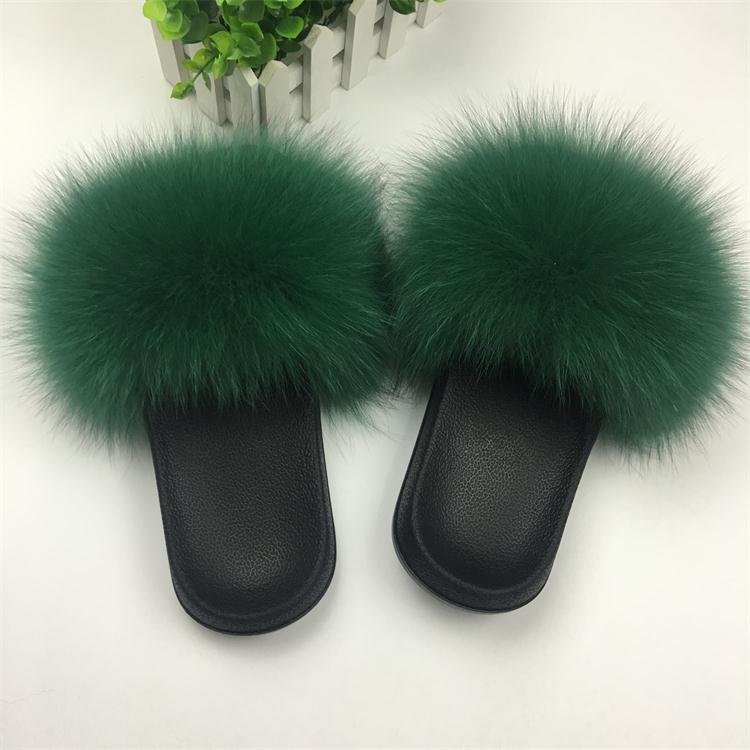 womens green slippers