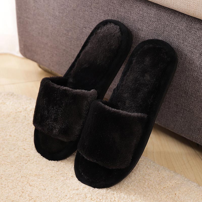 Fur Slippers Shoes Woman Fashion Tap Hoe Winter Sandals Female Casual Women Shoes Indoor