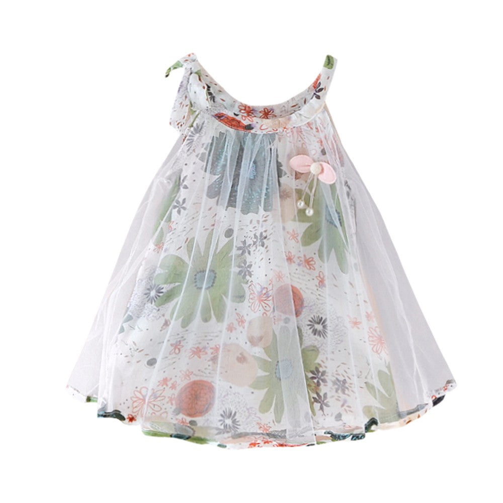 floral net dress