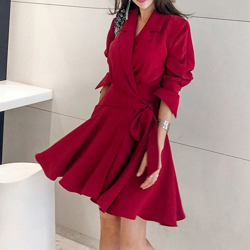 fit and flare swing dress