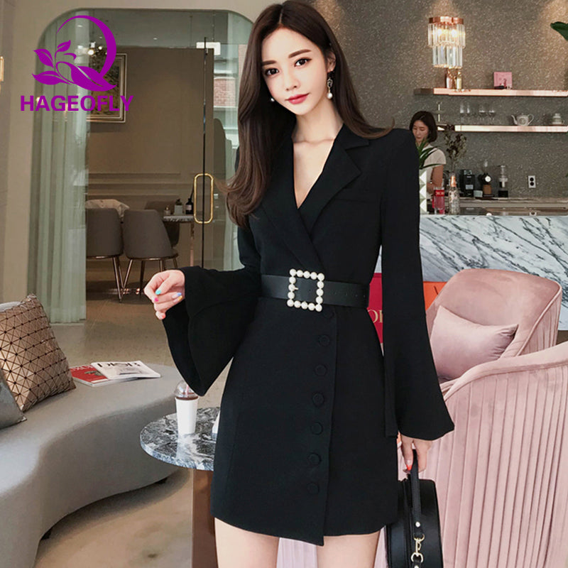 black korean dress