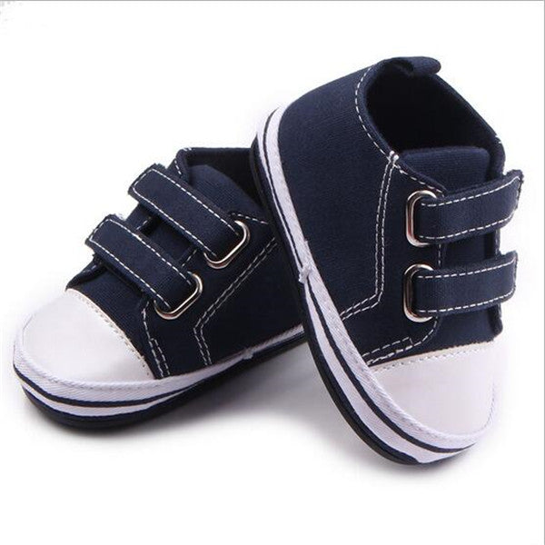 Hot!2016 Baby Canvas Shoes Hard Sole 