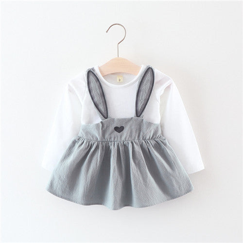 gray infant dress