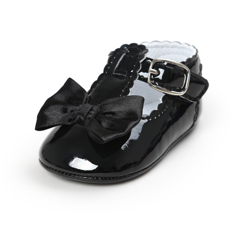 black crib shoes girl