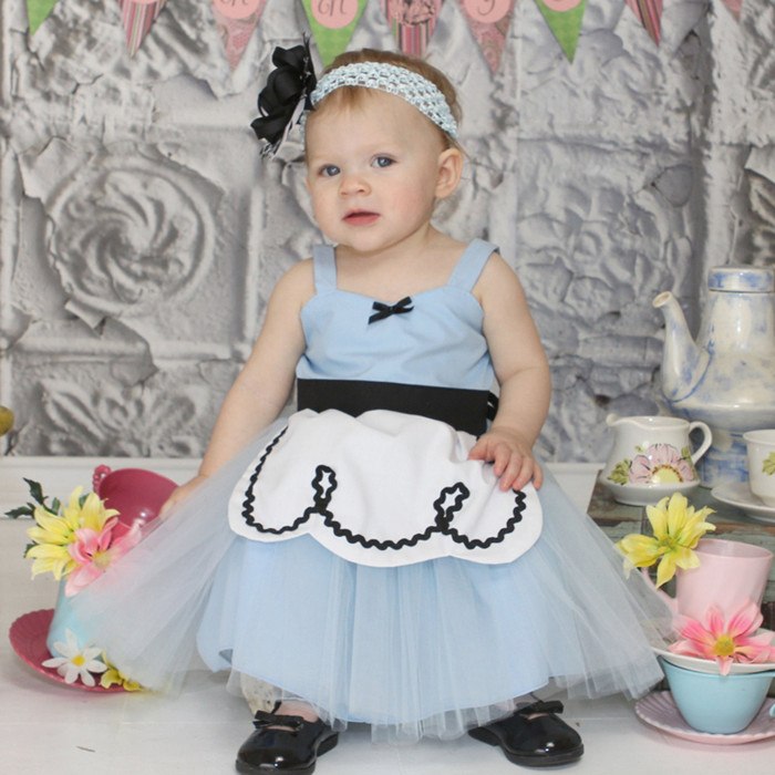 birthday party dress for baby girl and mom